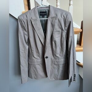 Banana Republic Single Button Closure Classic Gray, Fully Lined Blazer, Women’12